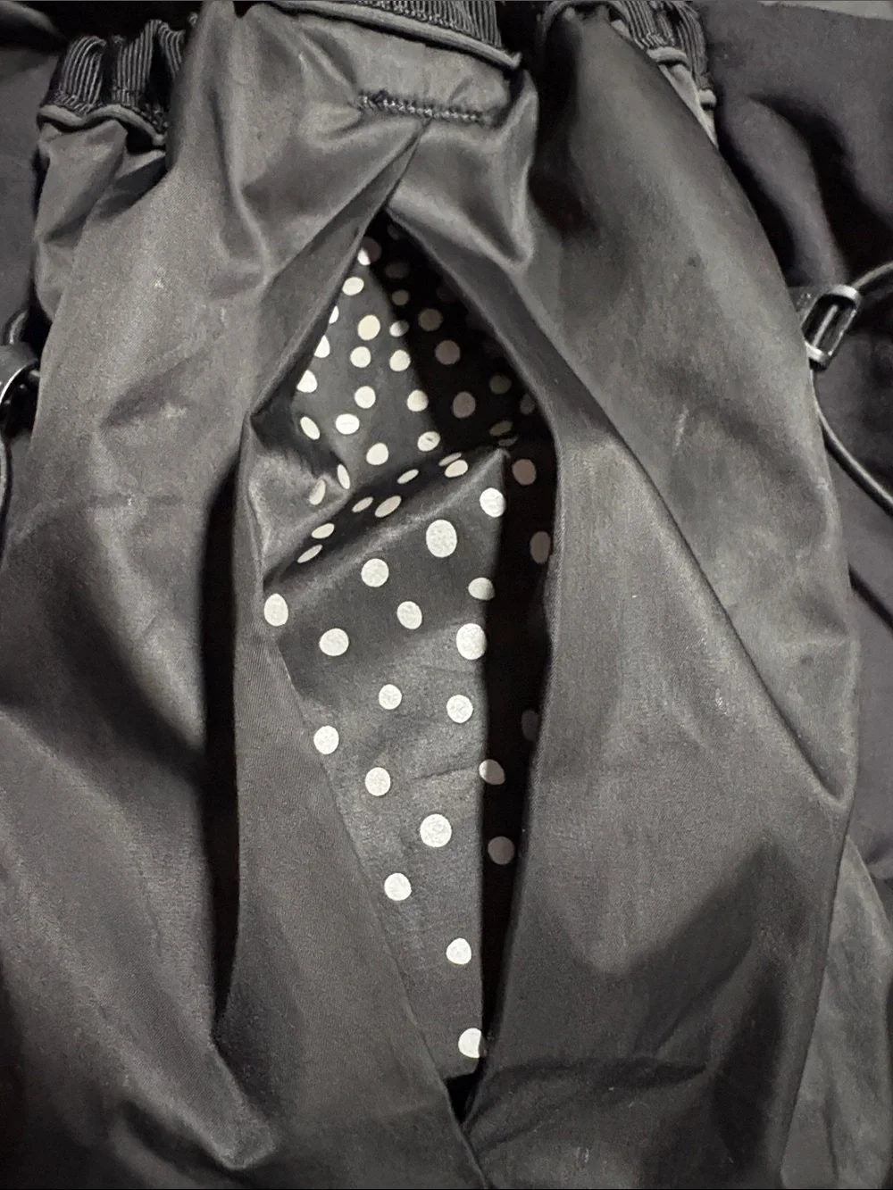 RARE Lululemon Run All Day Backpack 13L - Black/Polka Dot
